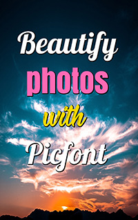 Online Book Cover Maker with Picfont